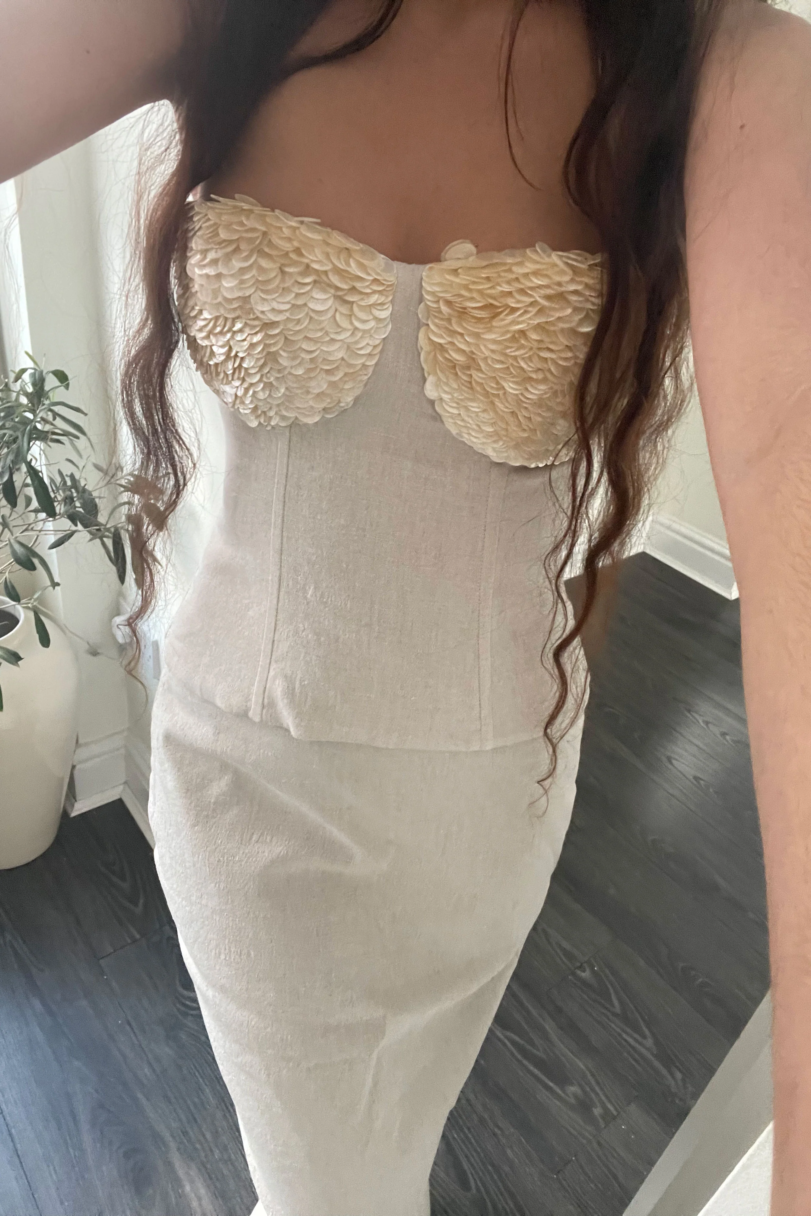 Amira Bustier ~ Mother of Pearl - Image 8