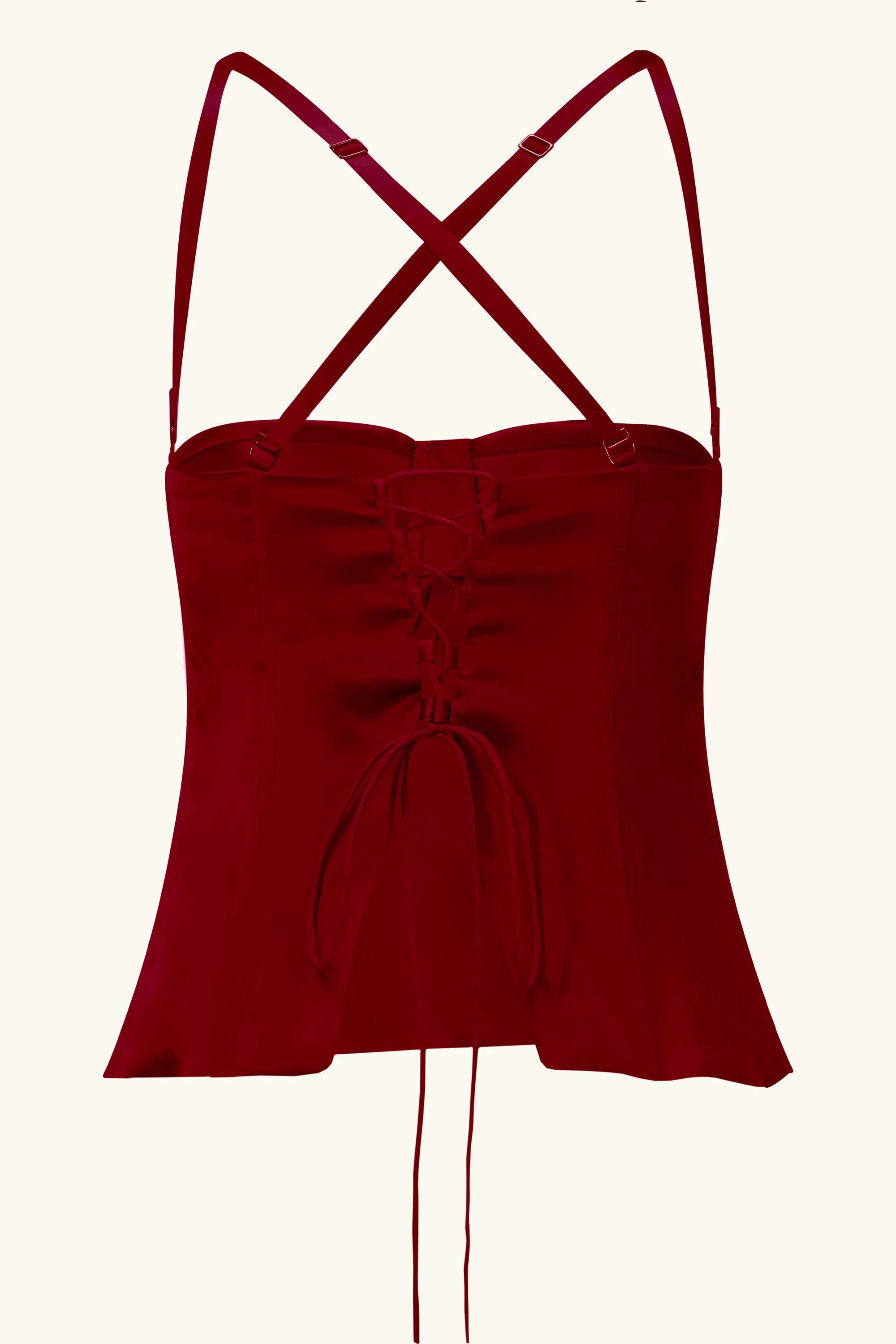 Amira & Dawn Silk Mini Set Cherry Red - Image 9