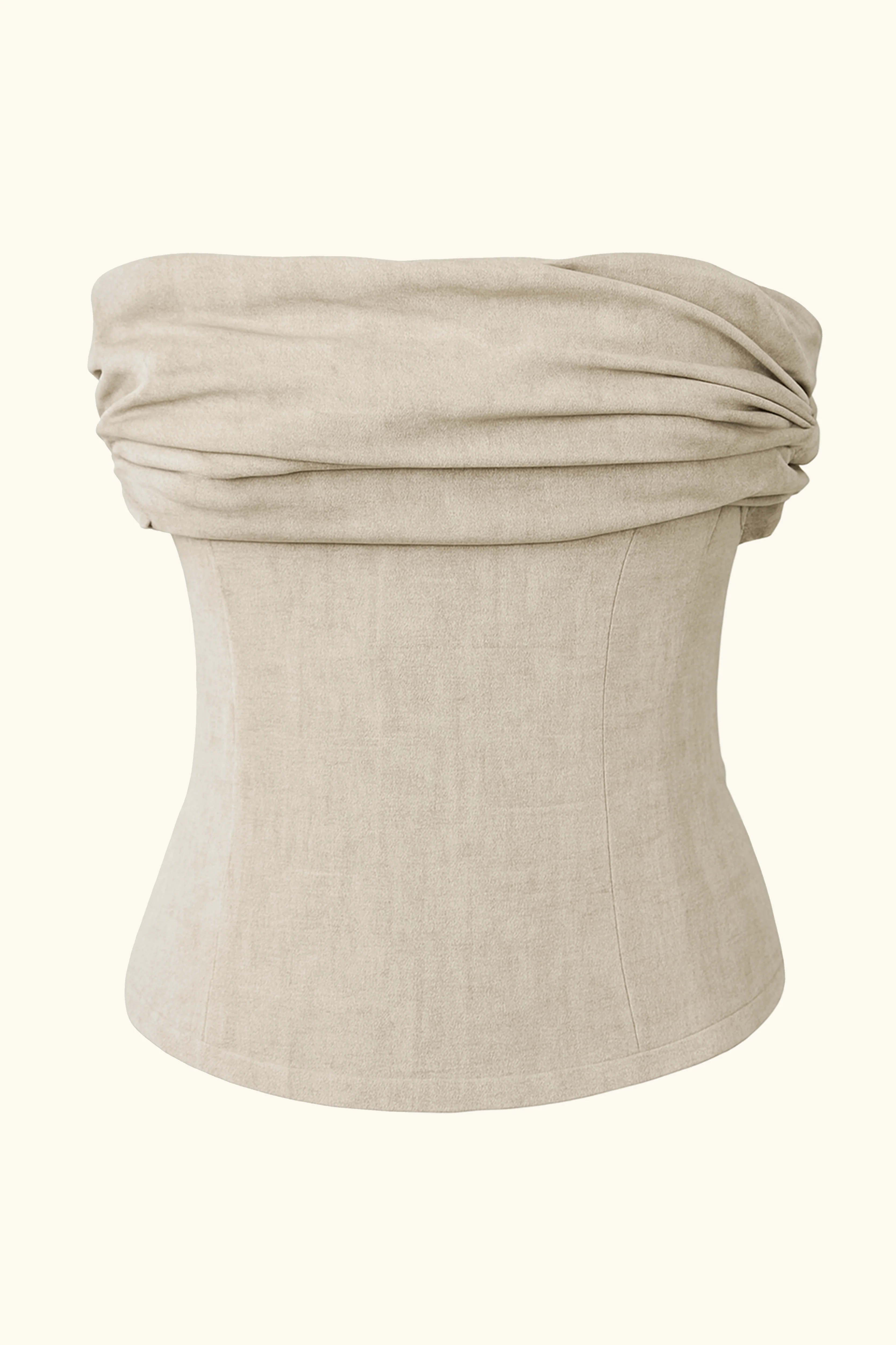 Asta Top Natural Stretch Linen