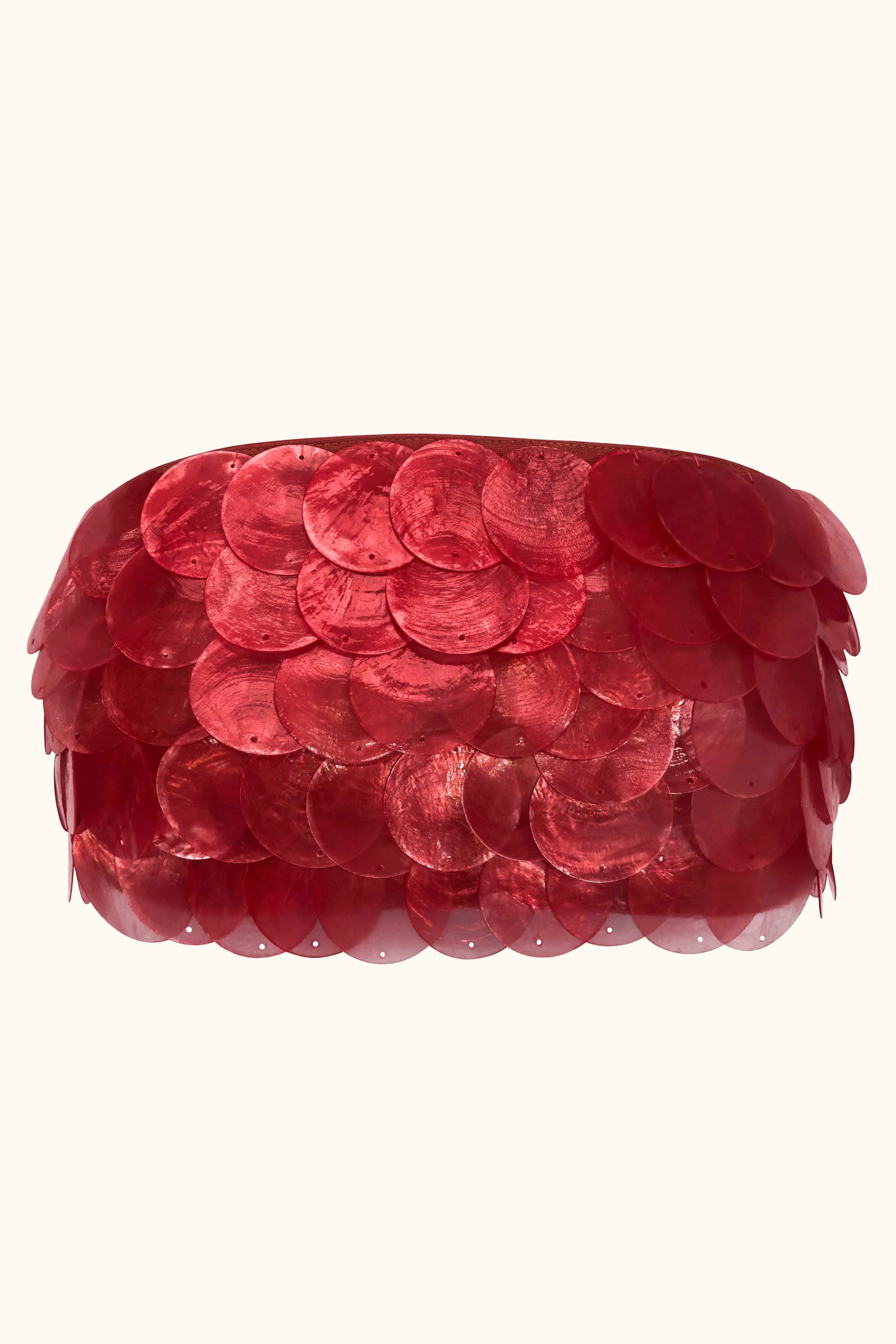 Athena Top ~ Mother of Pearl Ruby
