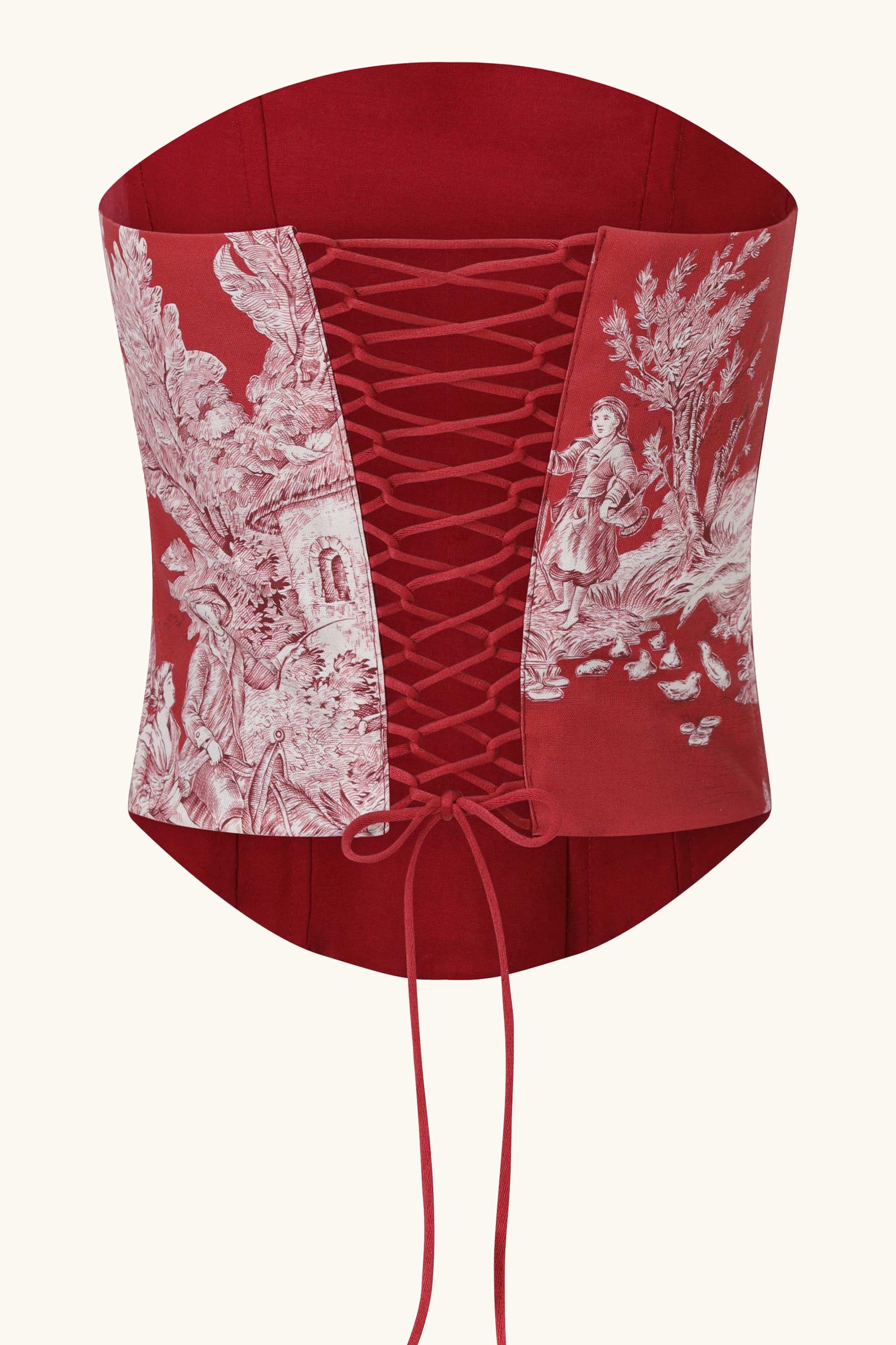 Aurora Corset  ~ Red - Image 2