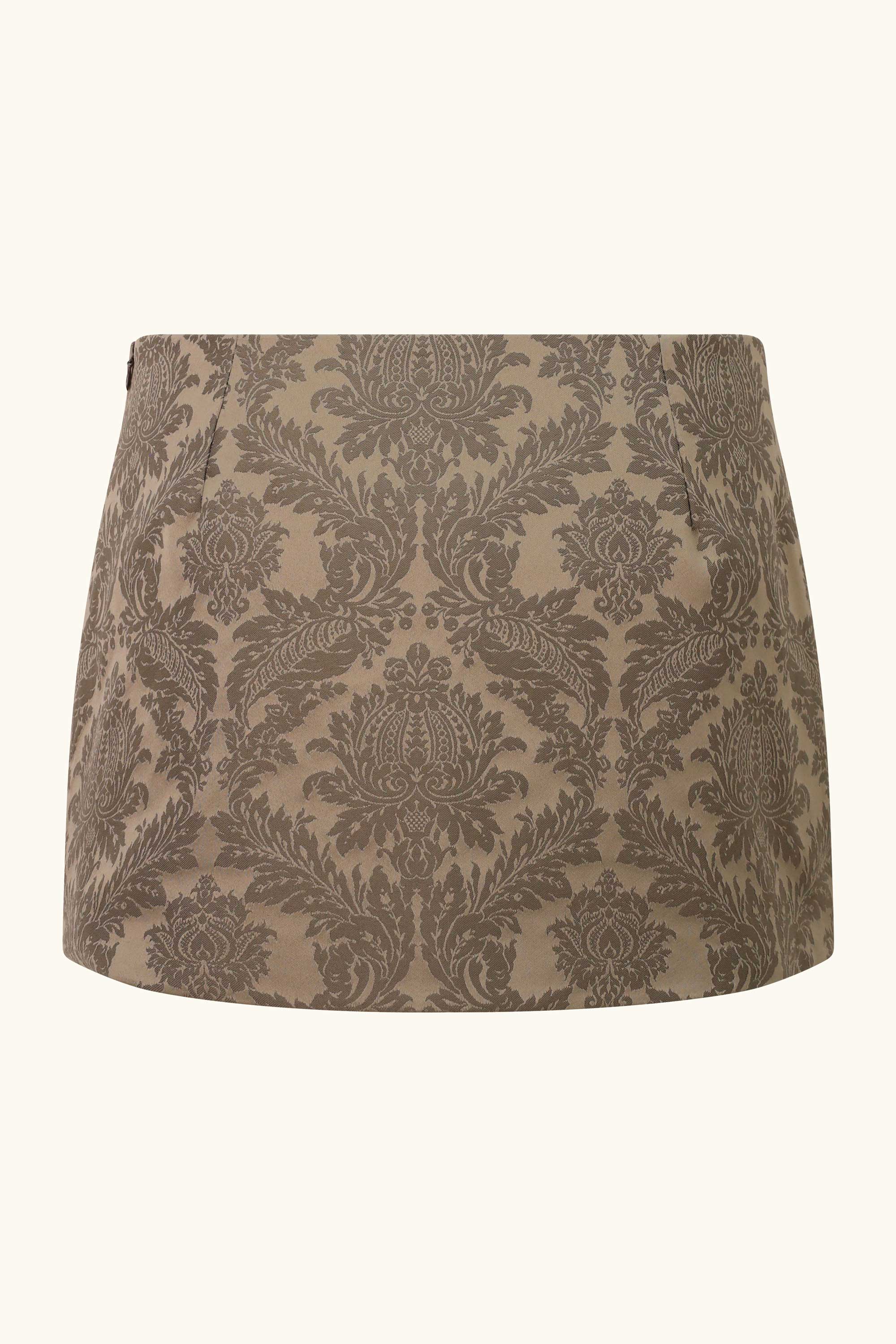 Dawn Mini Skirt ~ Chocolate Brocade - Image 8
