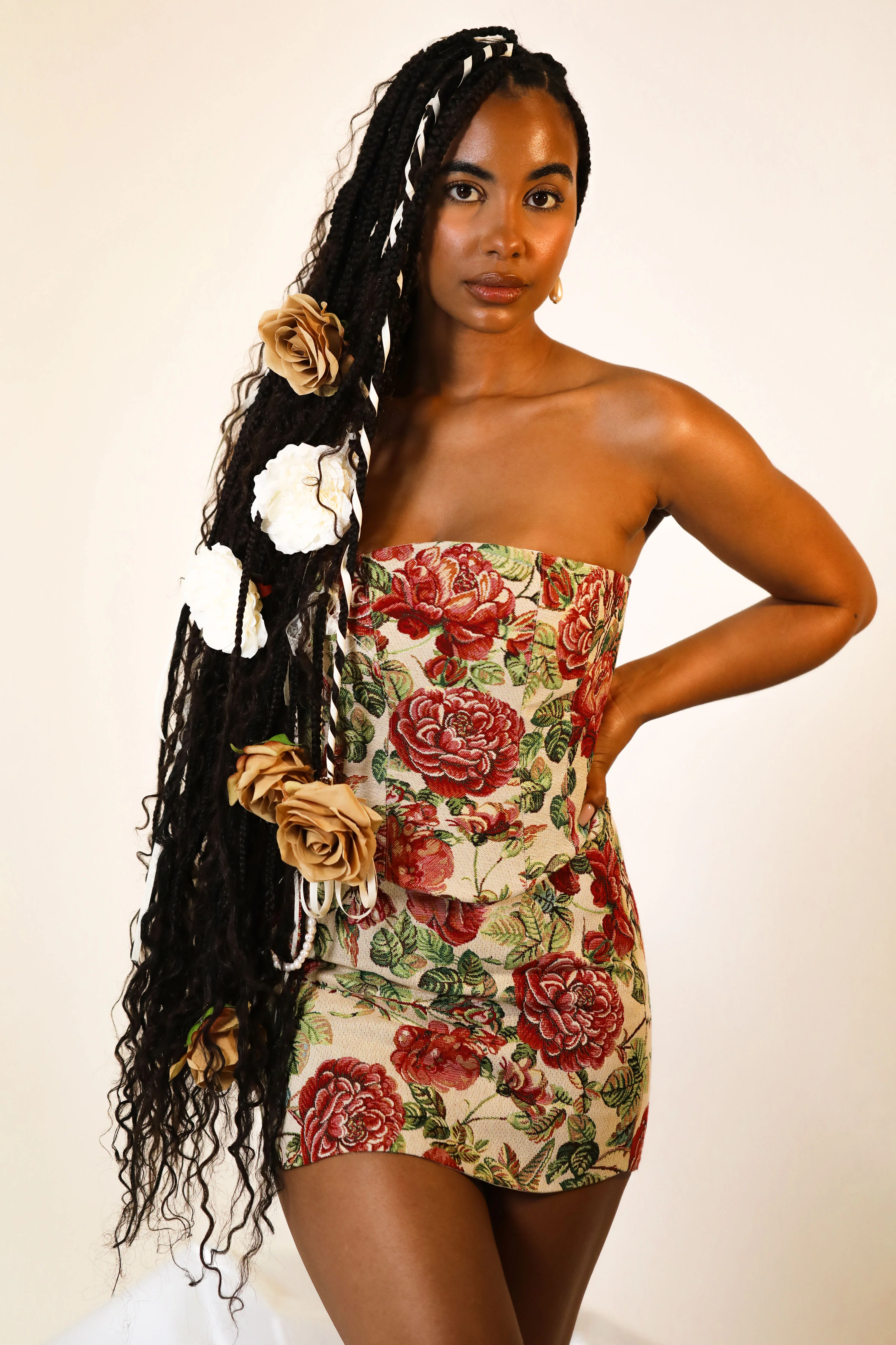 Dawn Mini Skirt ~ fleurs d'amour - Image 3