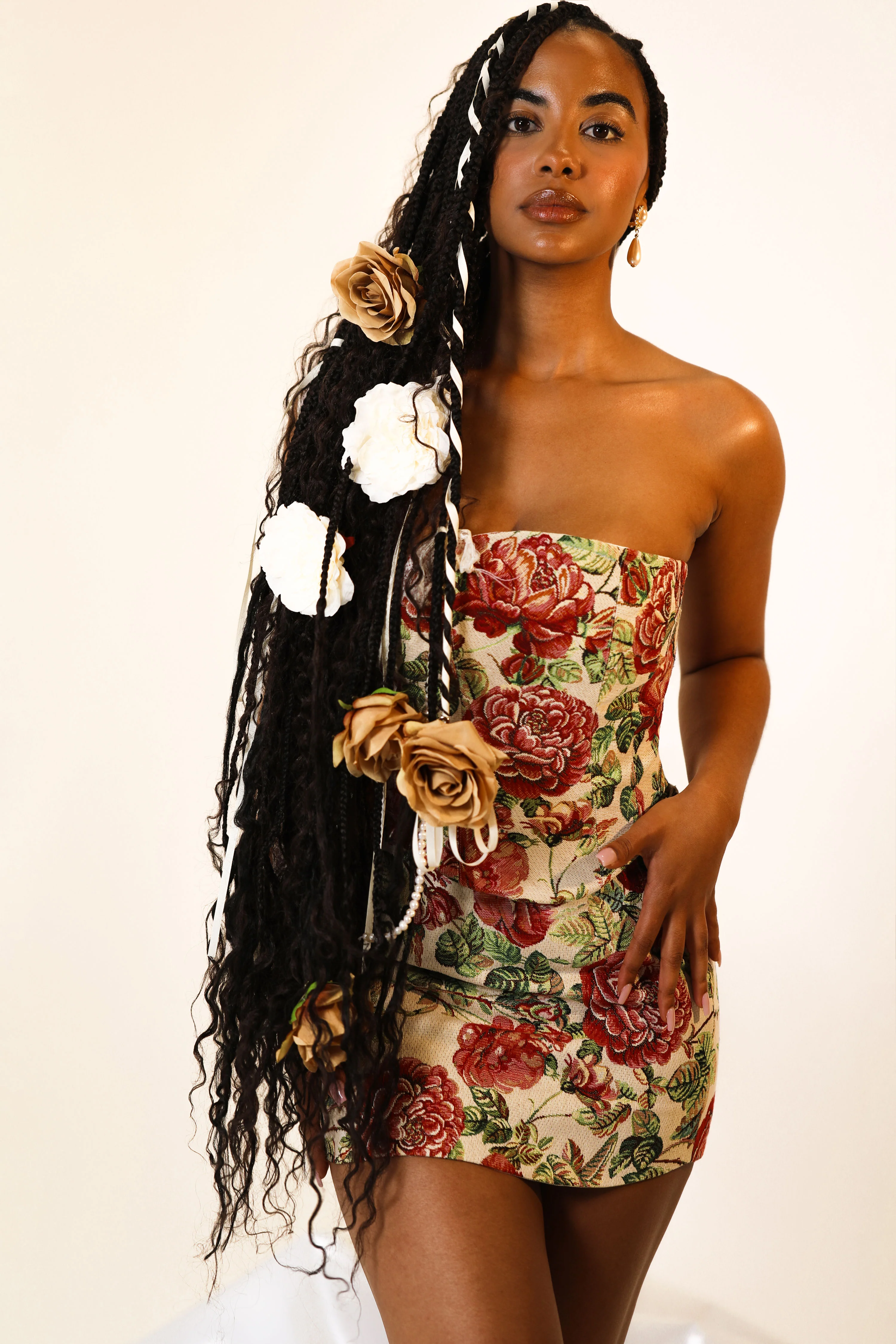 Dawn Mini Skirt ~ fleurs d'amour - Image 6