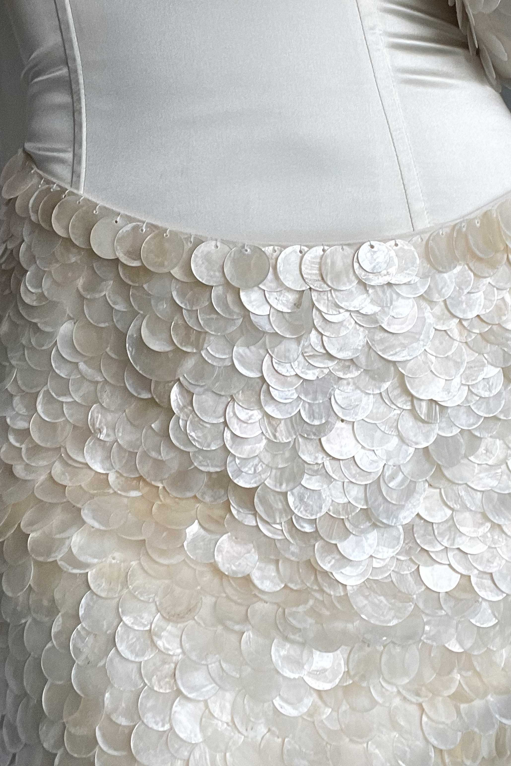 Dawn Mini Skirt ~ Mother of Pearl - Image 4