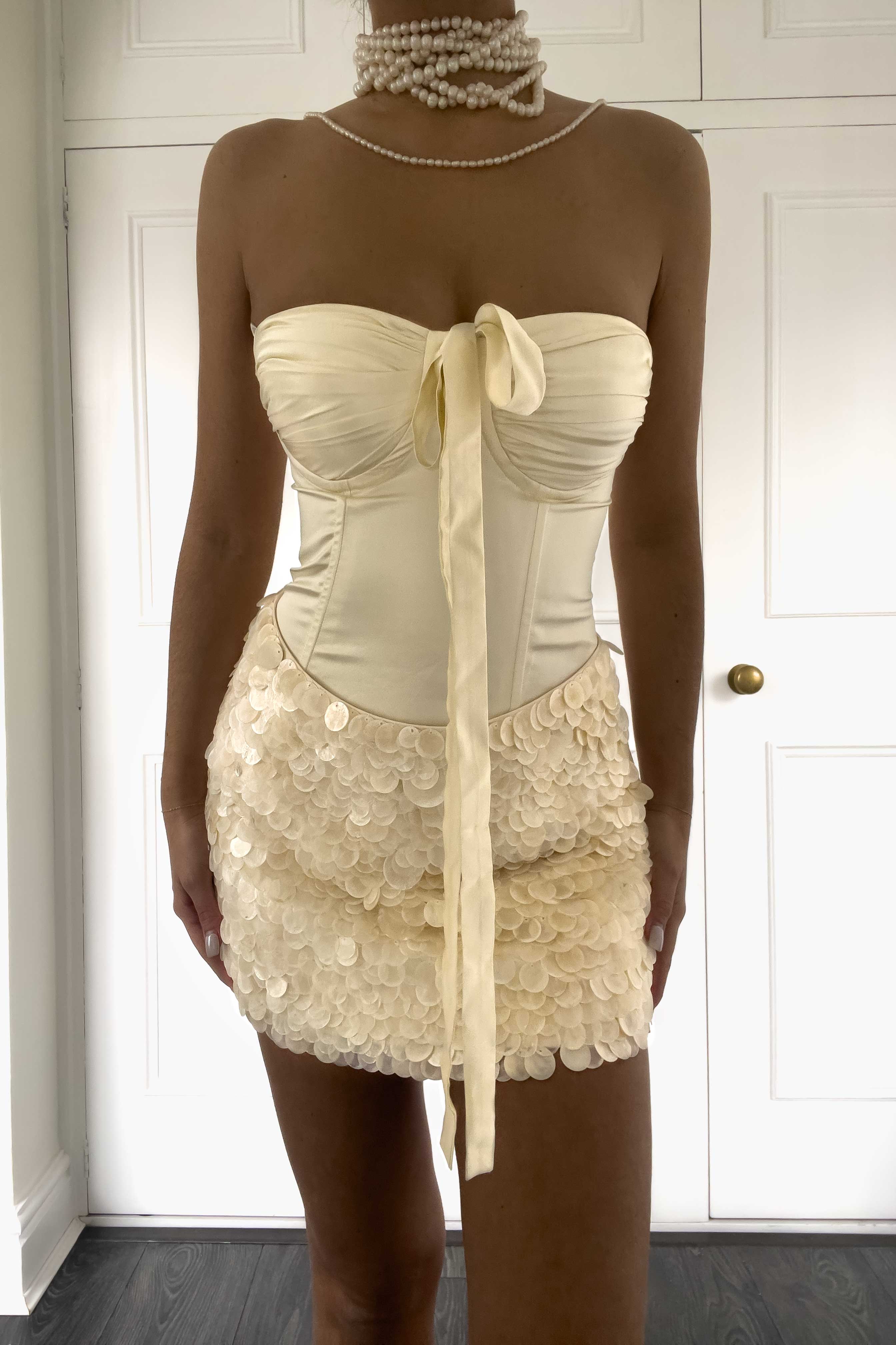 Dawn Mini Skirt ~ Mother of Pearl - Image 6