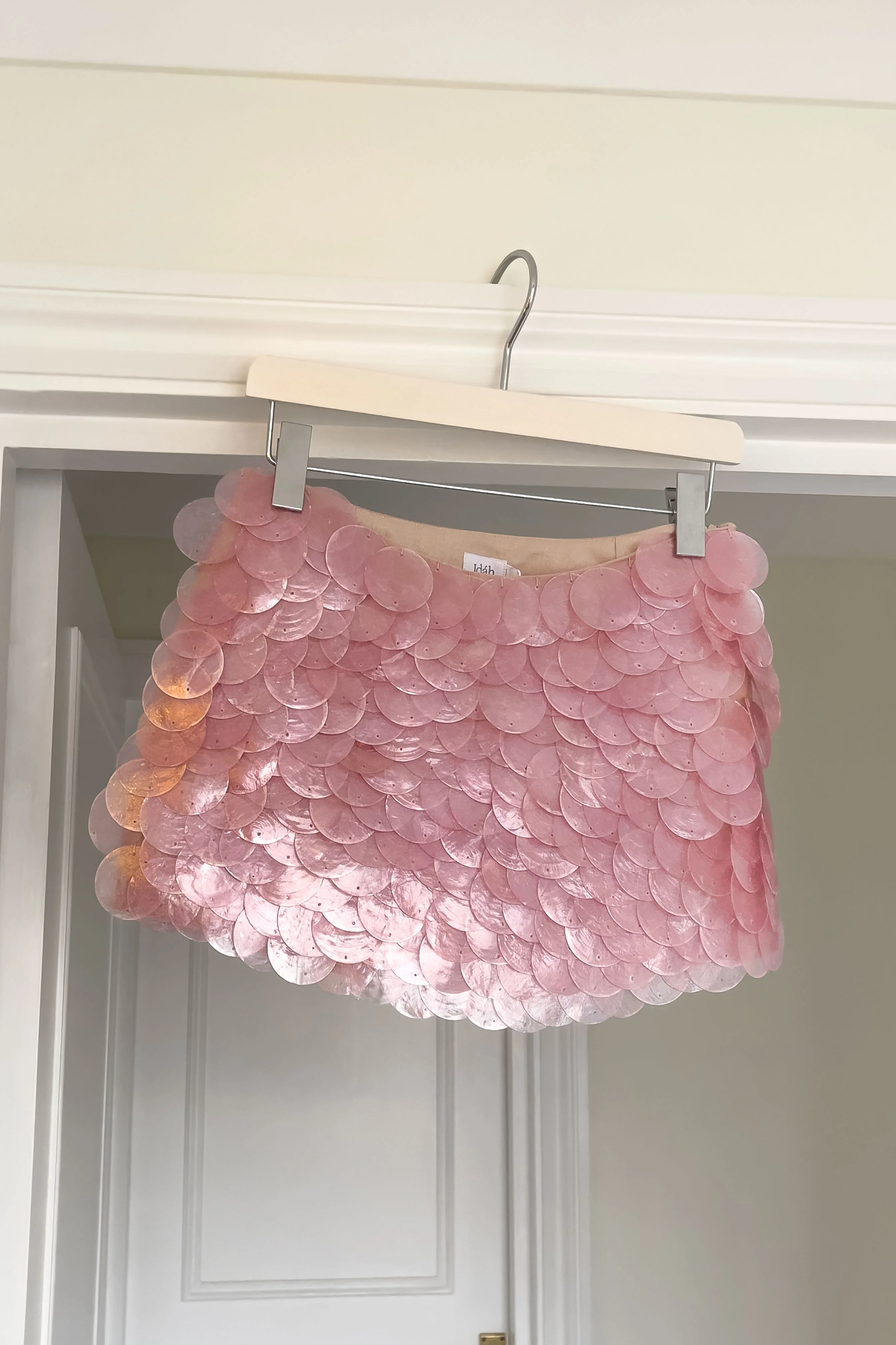 Dawn Mini Skirt ~ Mother of Pearl in Rose Quartz - Image 2