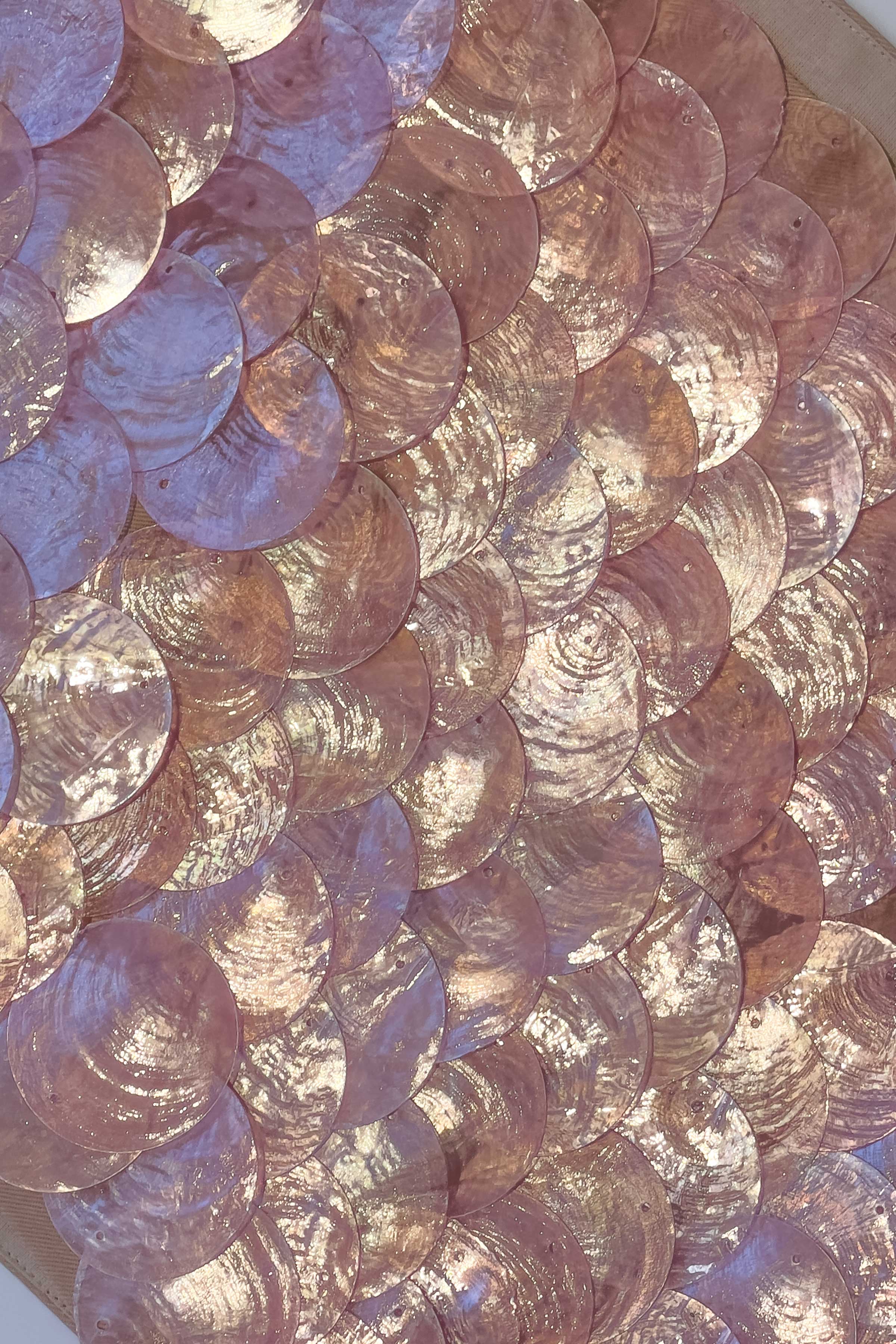 Dawn Mini Skirt ~ Mother of Pearl in Rose Quartz - Image 3
