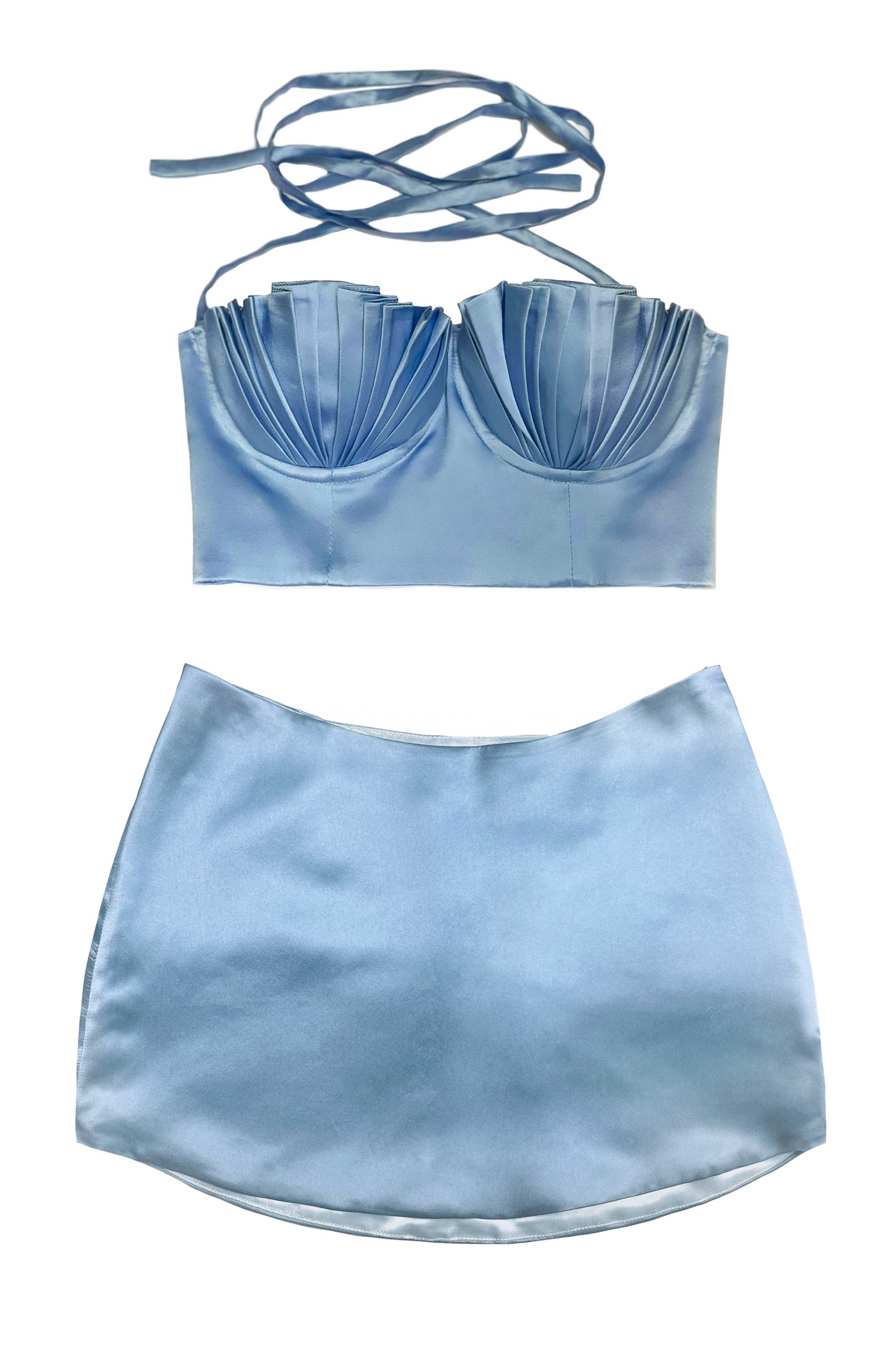 Dido & Dawn Silk Mini Set Cinderella Blue - Image 5