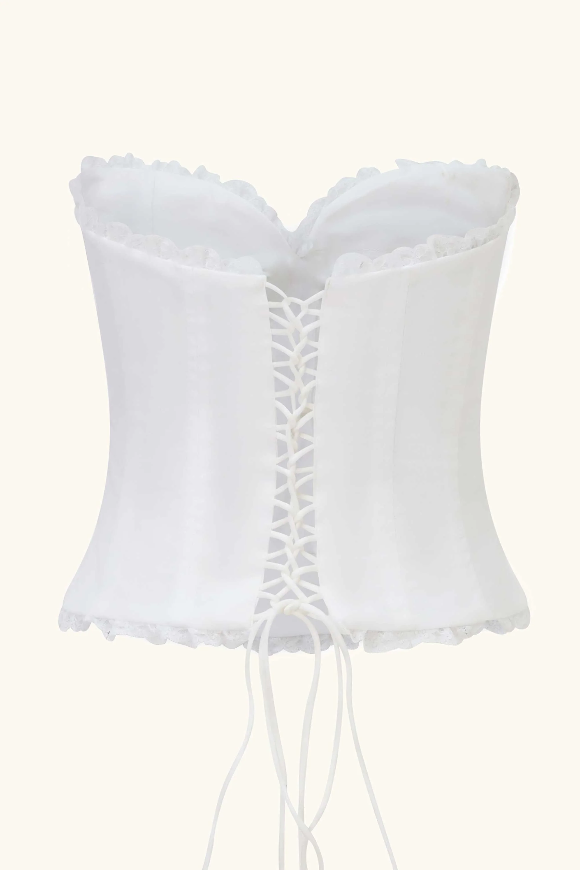 Mademoiselle Corset White Lace - Image 2