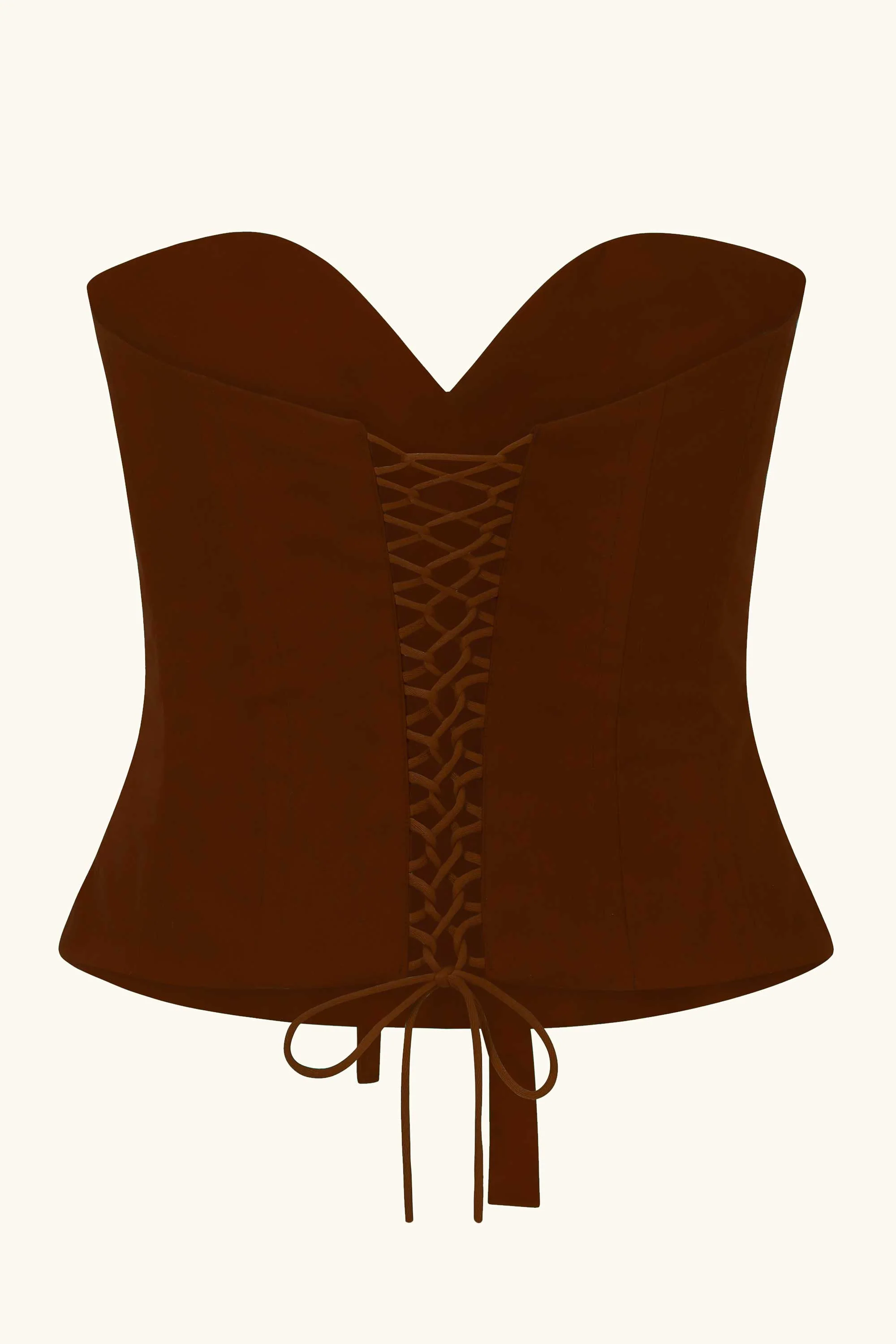 Mademoiselle Corset Chocolate Brown - Image 2