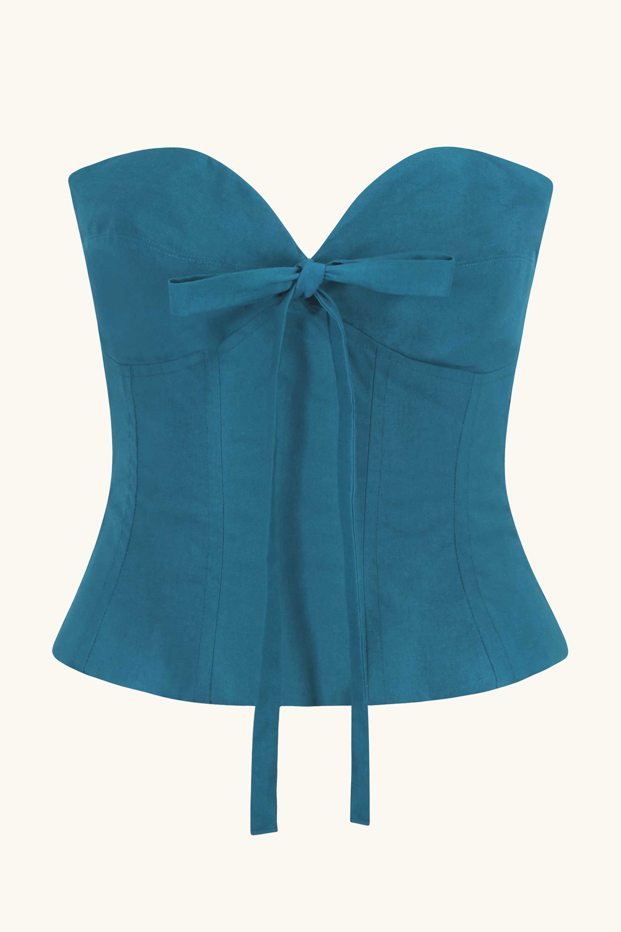 Mademoiselle Corset Delph Blue