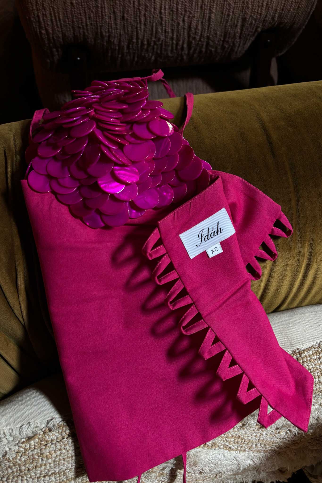 Siren Top ~ Hibiscus Pink Mother of Pearl - Image 3