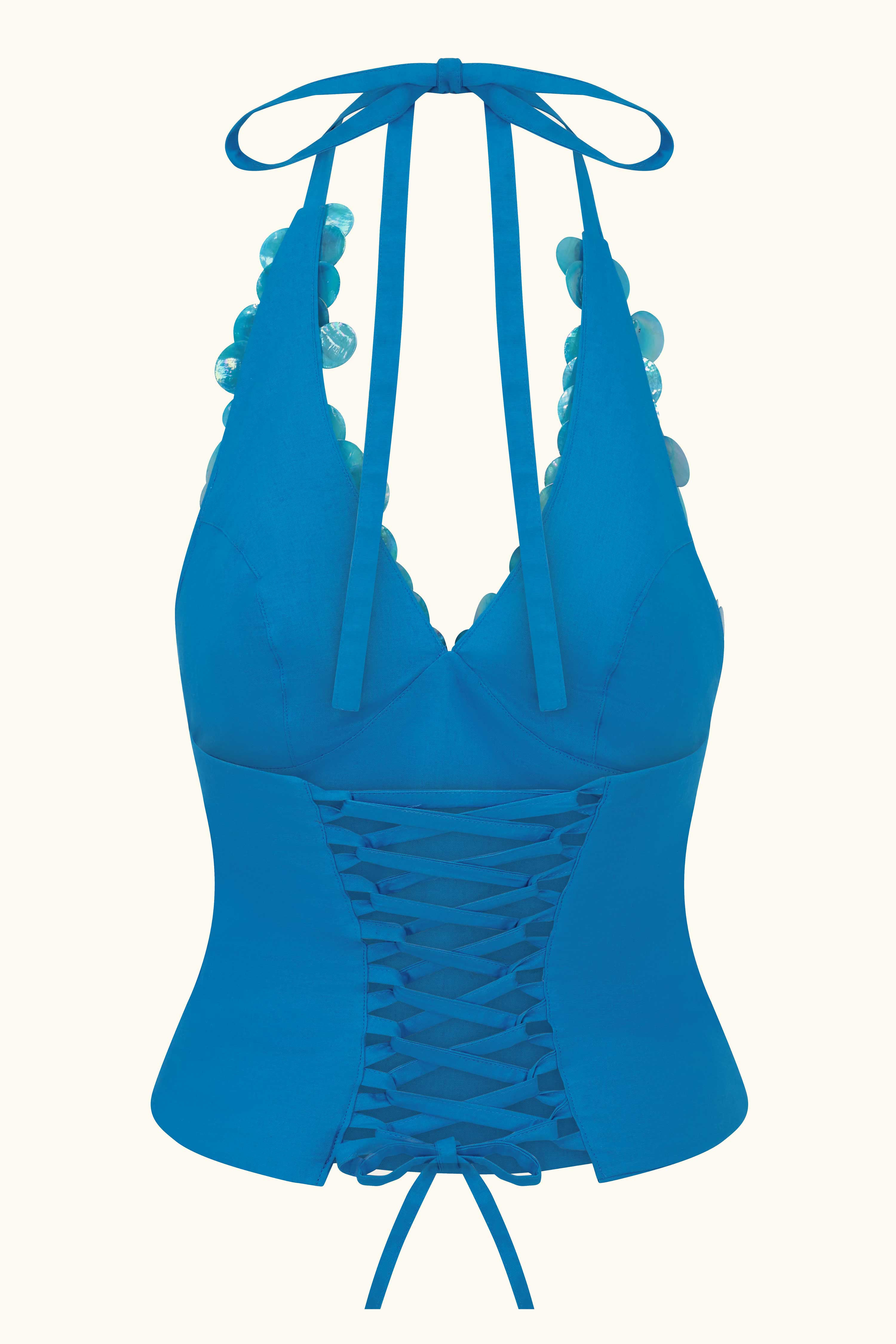 Siren Top ~ Turquoise Mother of Pearl - Image 3