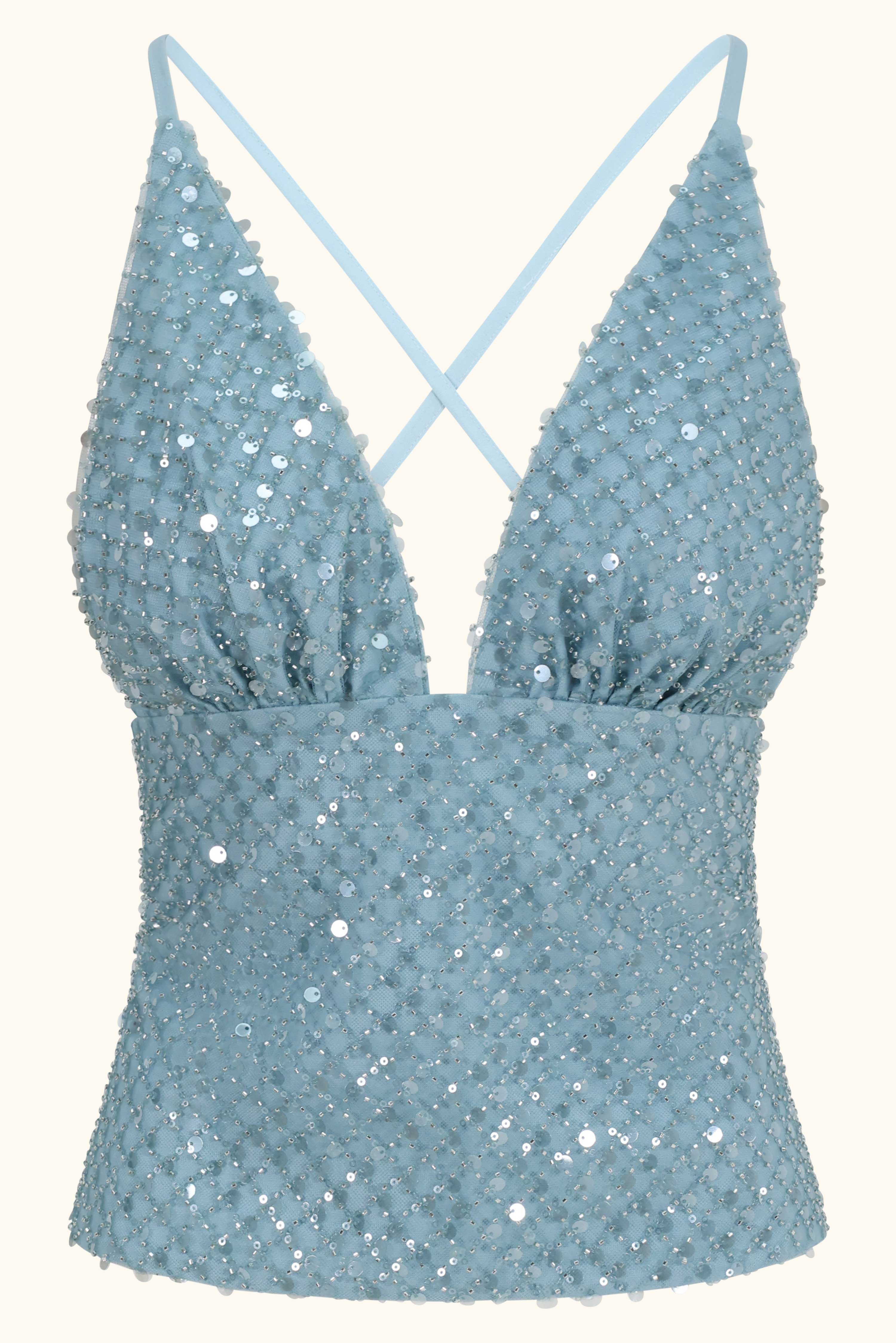 Vianna Top ~ Aquamarine