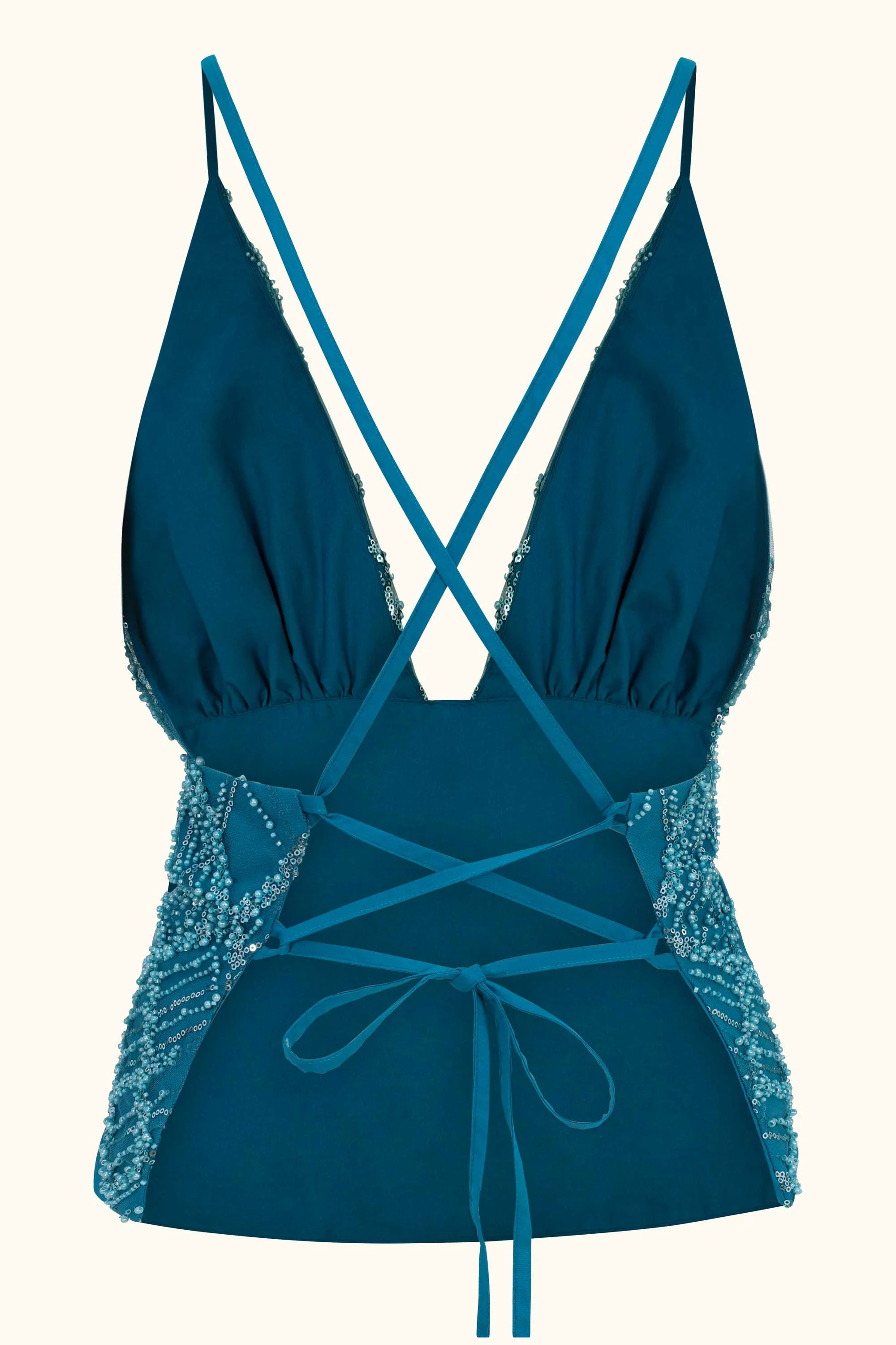 Vianna Top ~ Azure Turquoise - Image 2