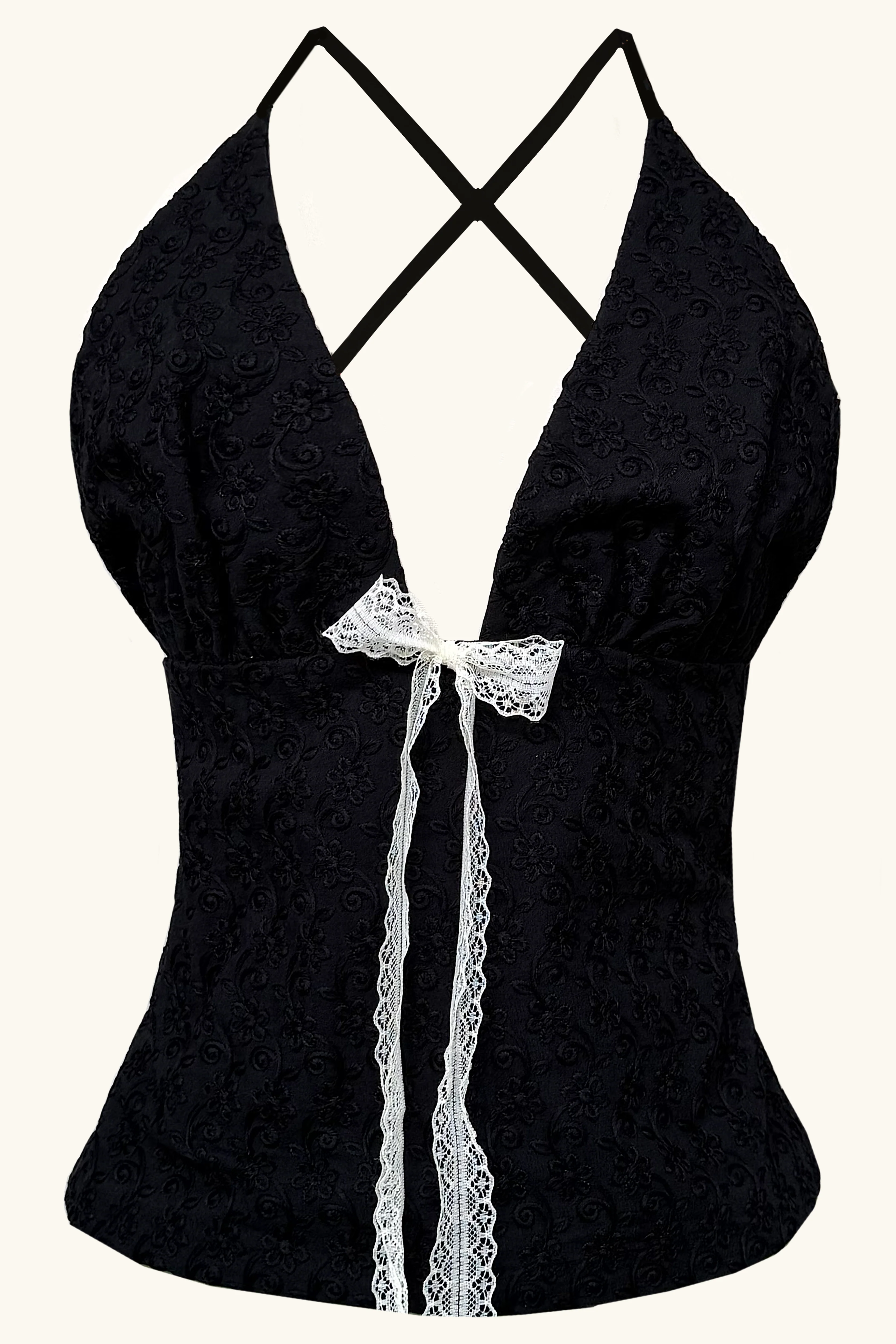 Vianna Top ~ Black Cotton
