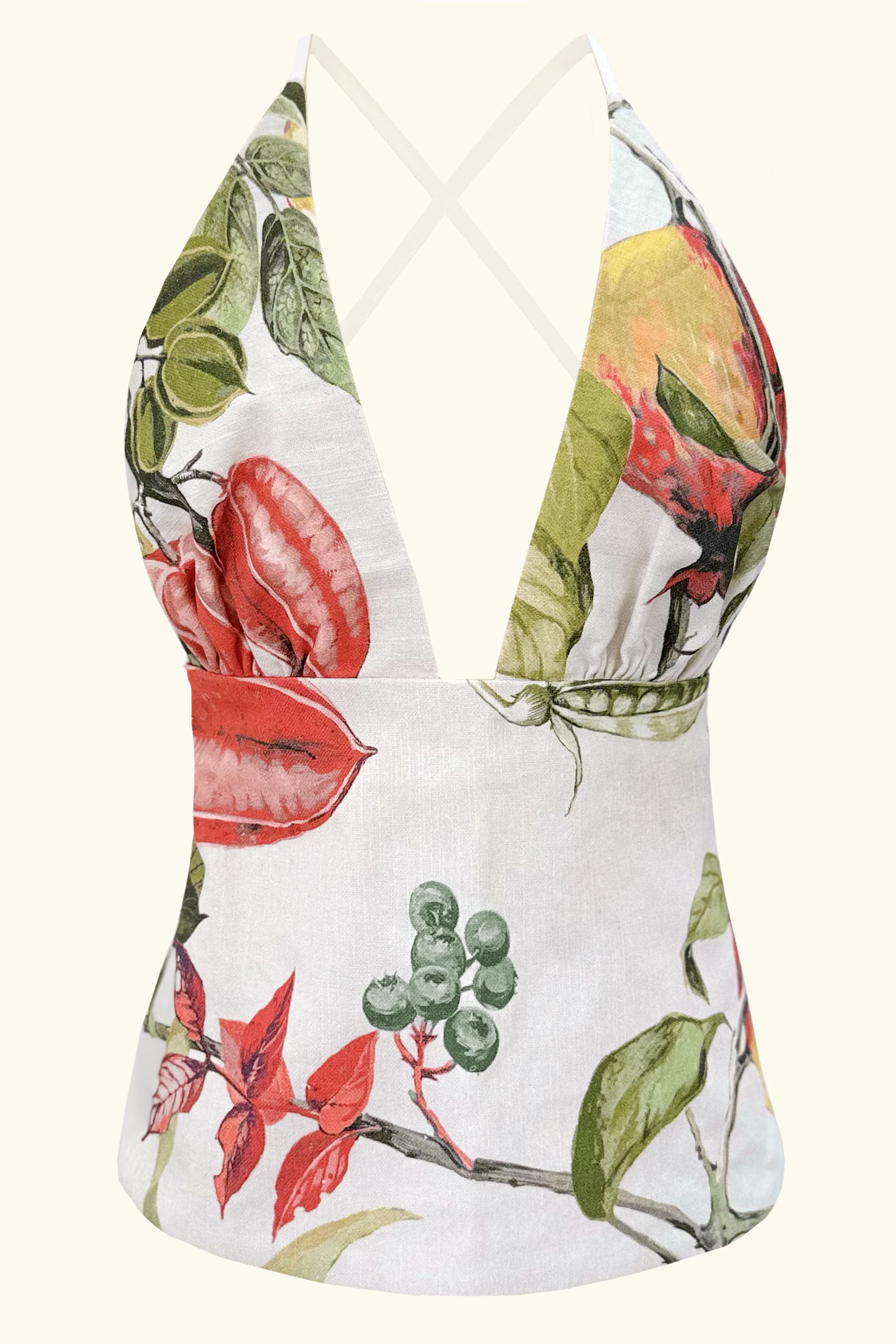 Vianna Top ~ Jardin White