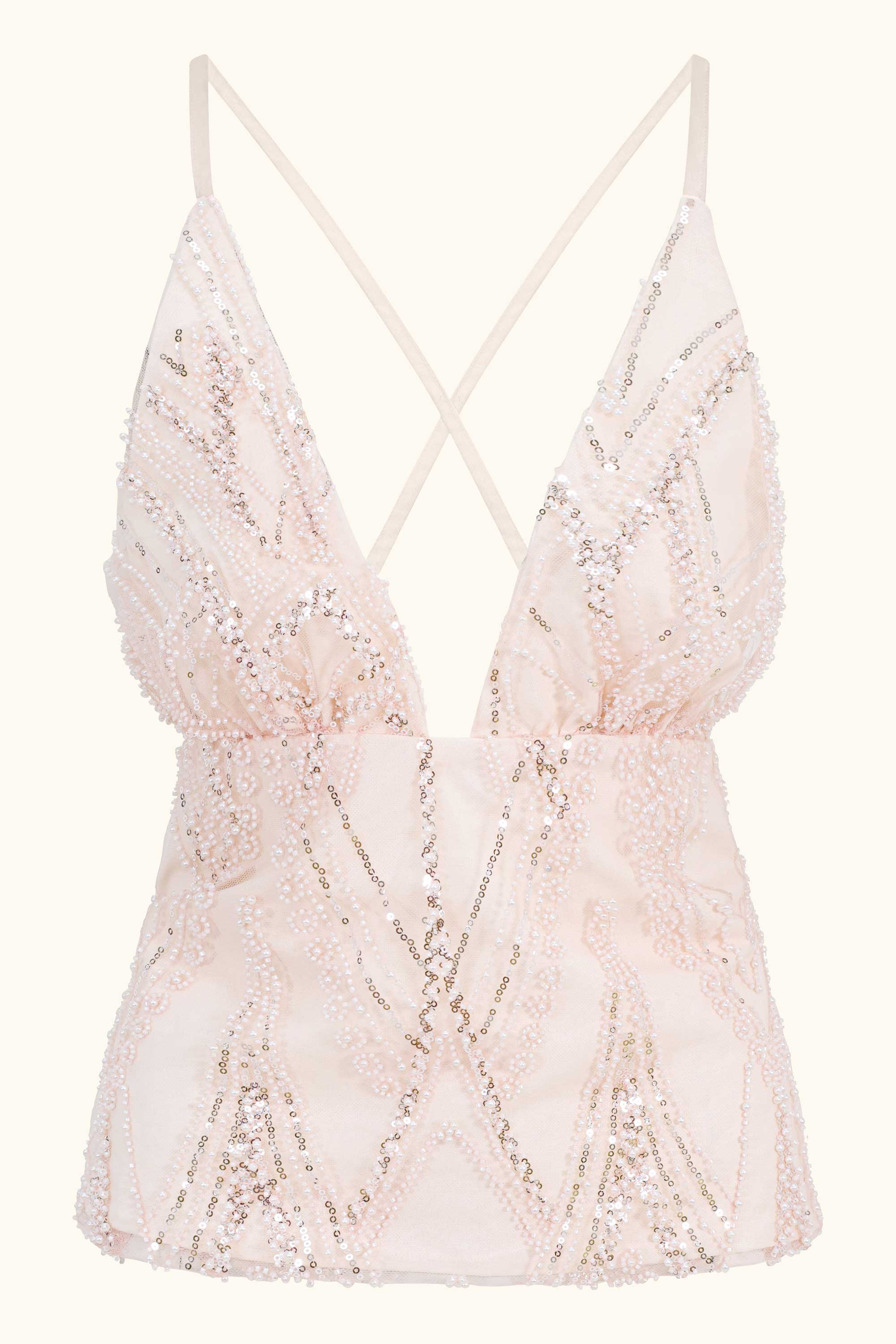 Vianna Top ~ Powder Pink
