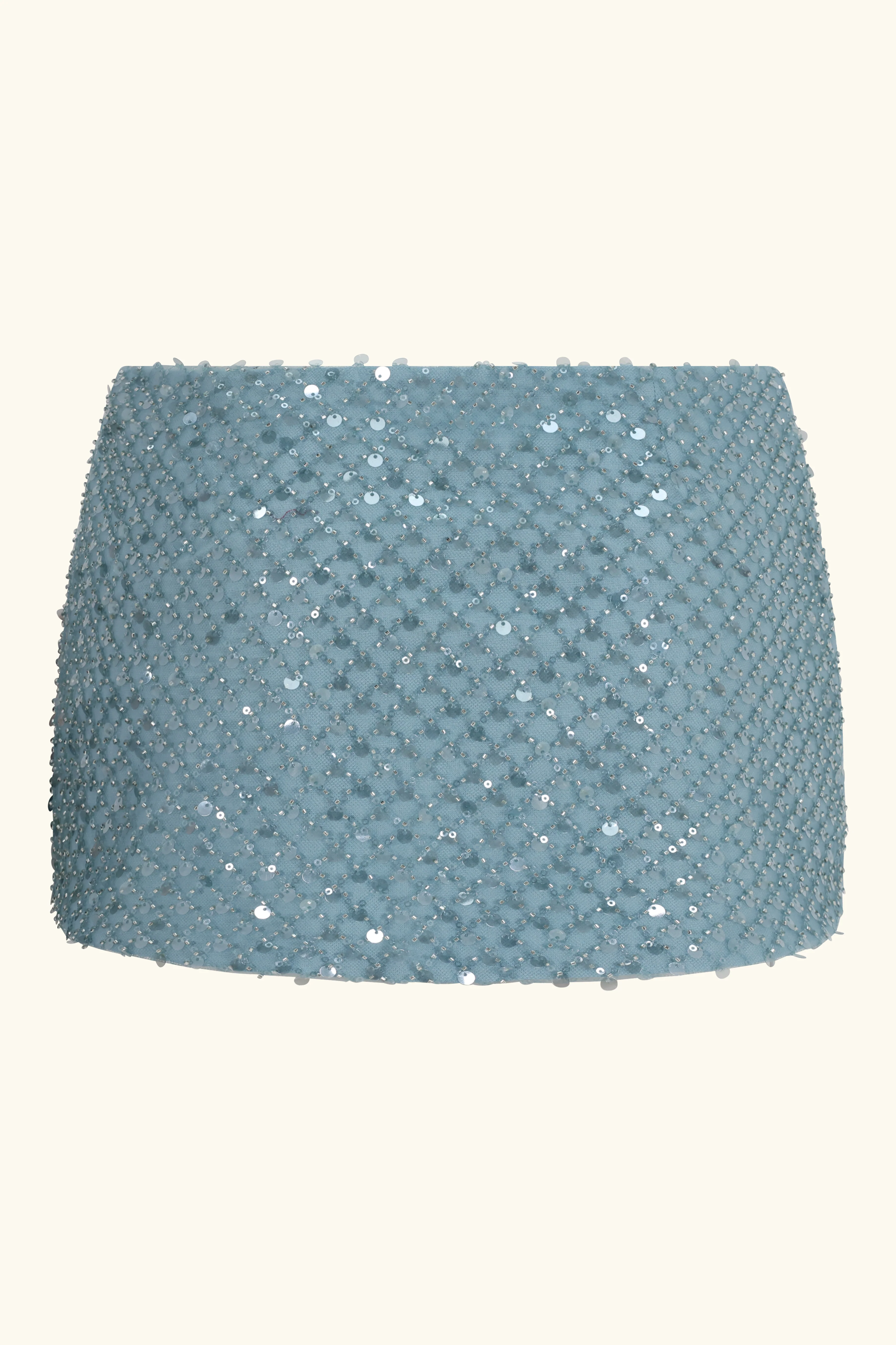Zeïa Low Rise Mini Skirt ~ Aquamarine - Image 4