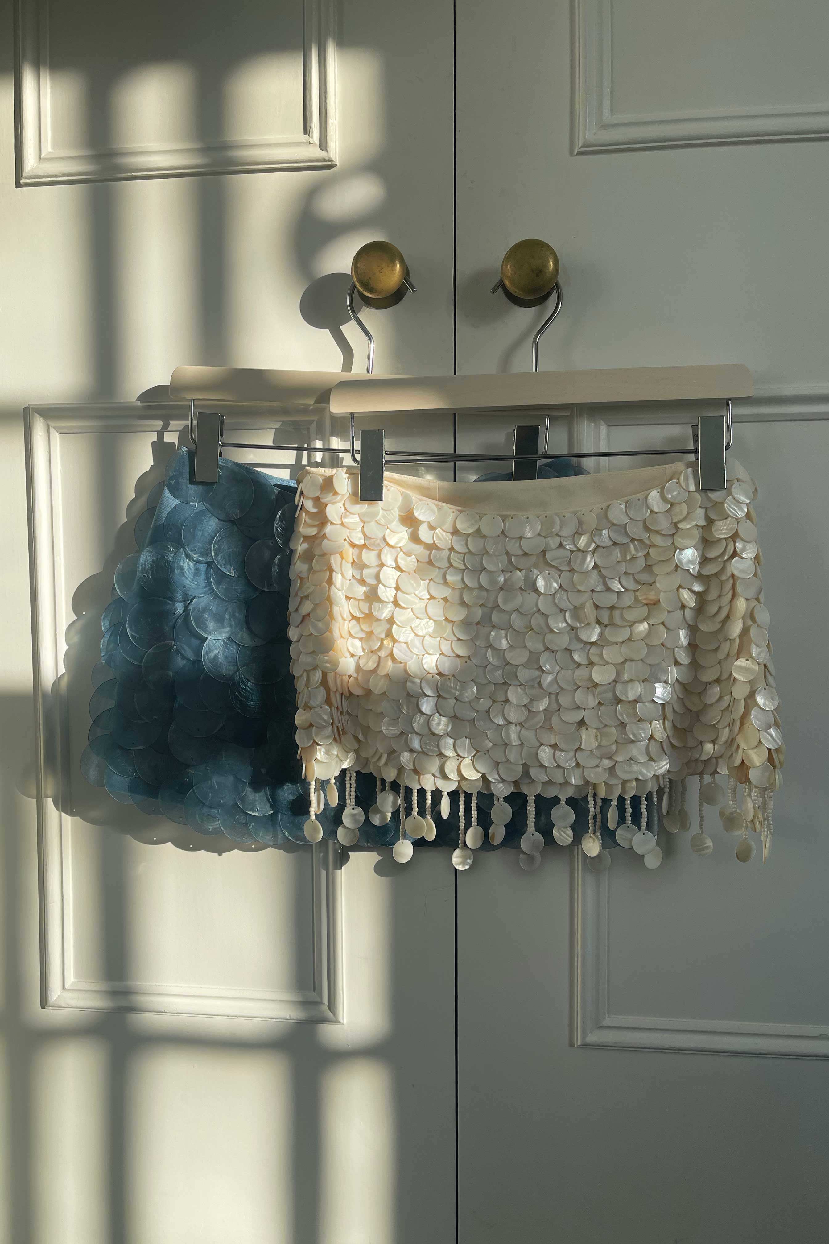 Dawn Mini Skirt ~ Mother of Pearl in Mermaid Tears - Image 2