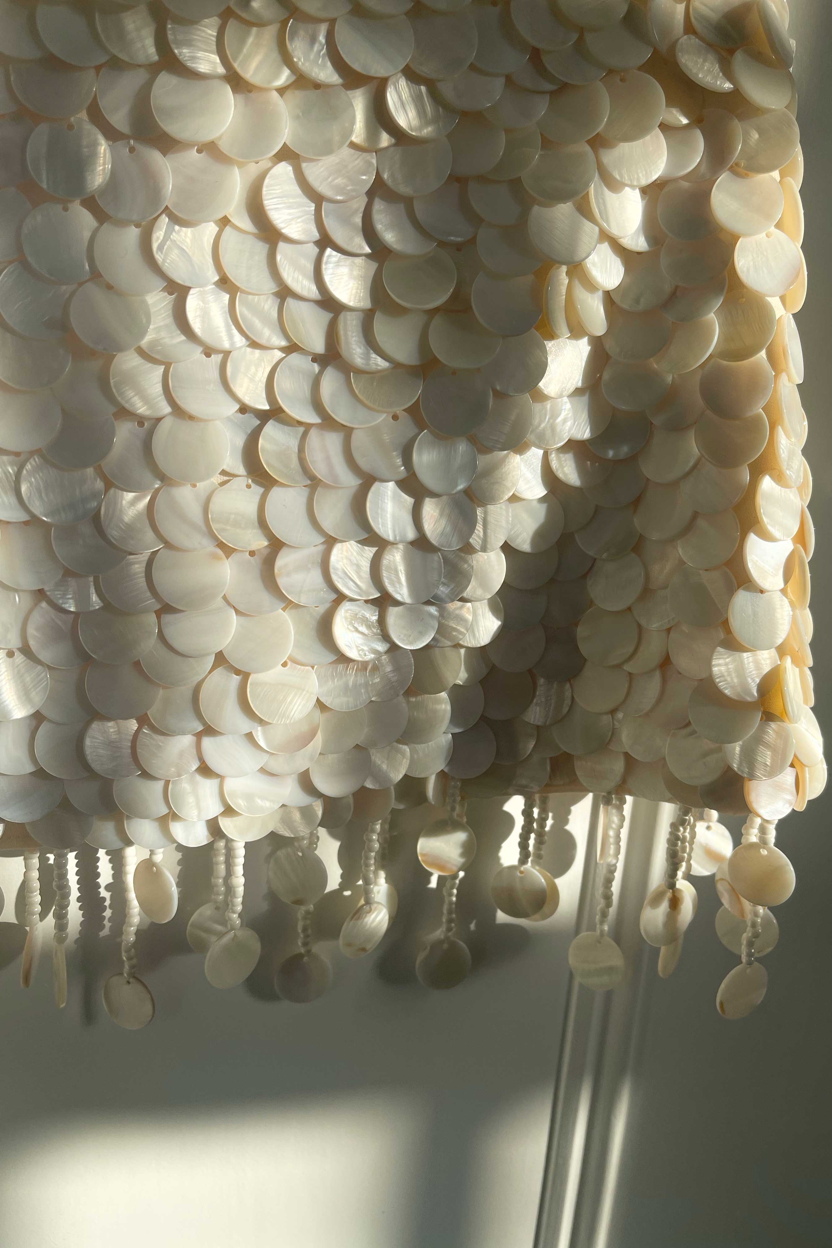 Zeïa Low Rise Mini Skirt ~ Mother of Pearl - Image 7